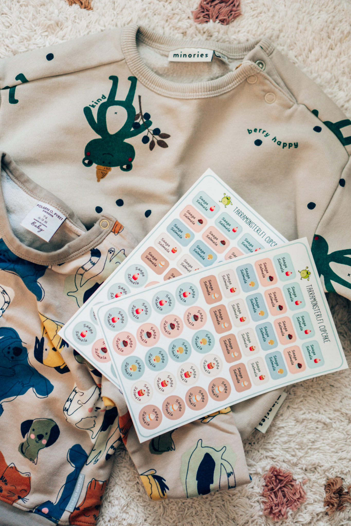 vaatteiden nimikointi